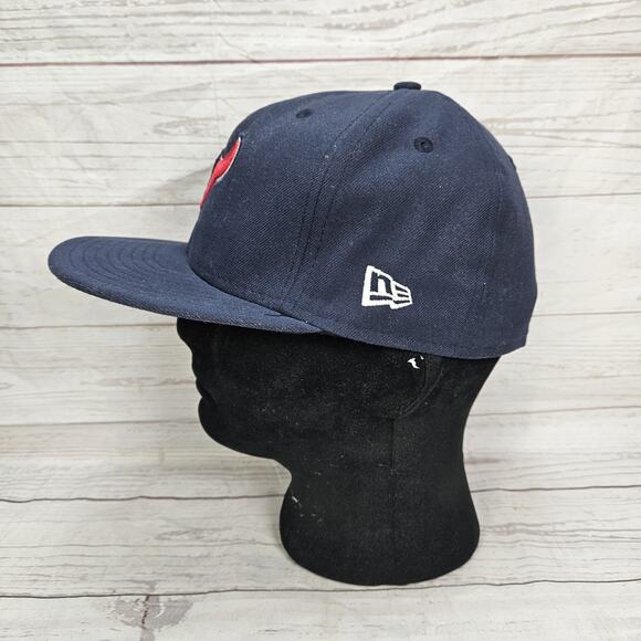 Houston Texans NFL New Era 59FIFTY Fitted Navy Blue Hat Cap Size 7 - Picture 2 of 6